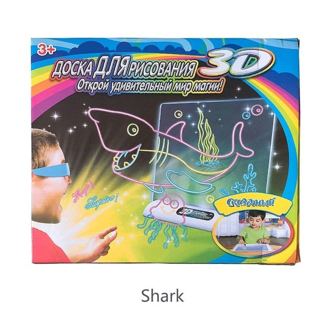 3D LED Drawing Board for Creative Screen-Free Play