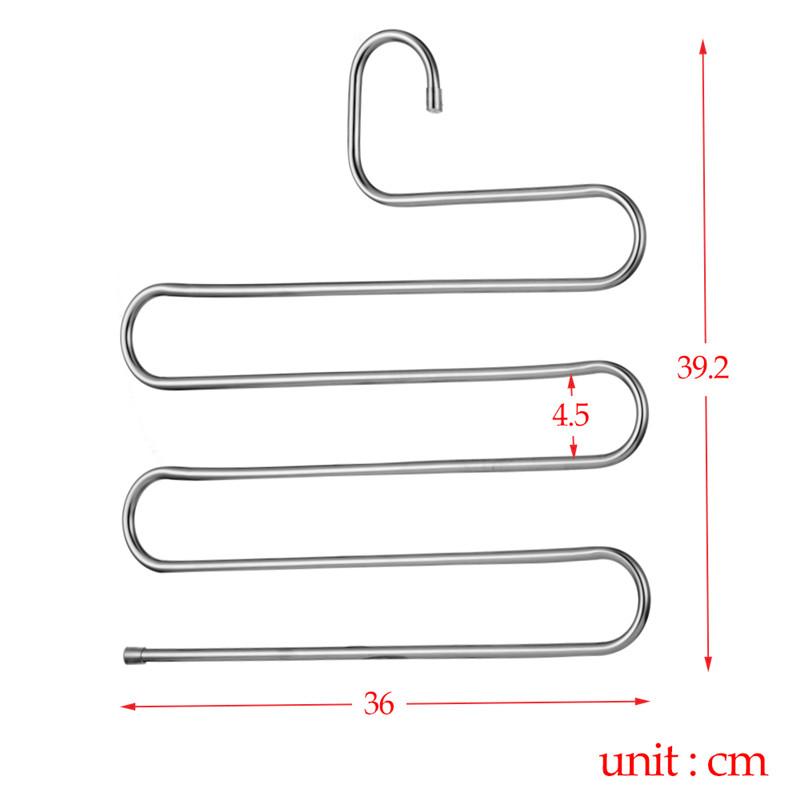 Stainless Steel Trouser Hanger 5 Tier Closet Organizer