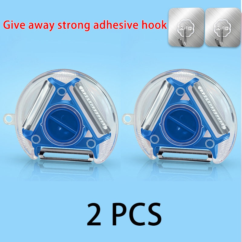 3-in-1 Vegetable Peeler, Shredder and Julienne Slicer
