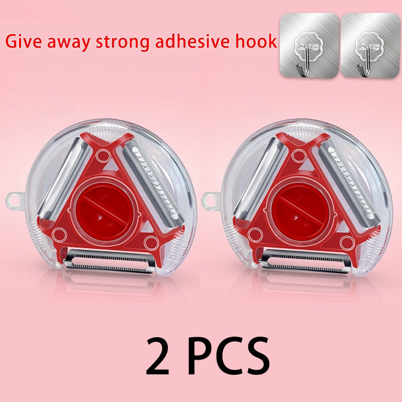 3-in-1 Vegetable Peeler, Shredder and Julienne Slicer