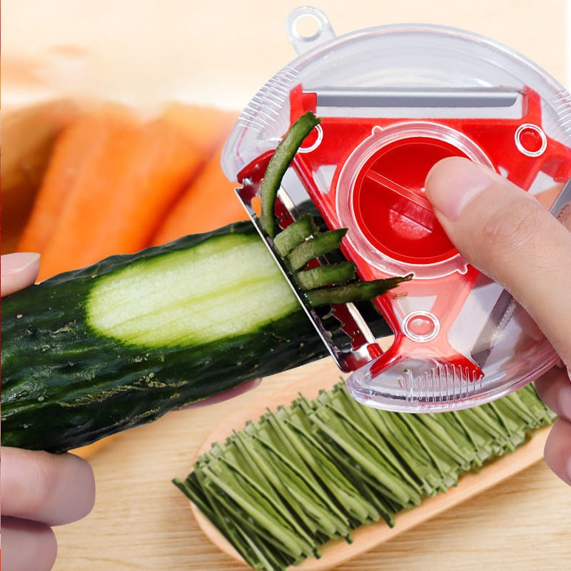 3-in-1 Vegetable Peeler, Shredder and Julienne Slicer