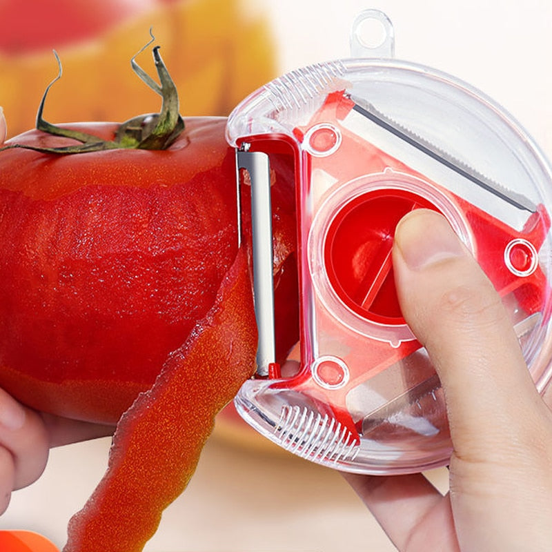 3-in-1 Vegetable Peeler, Shredder and Julienne Slicer