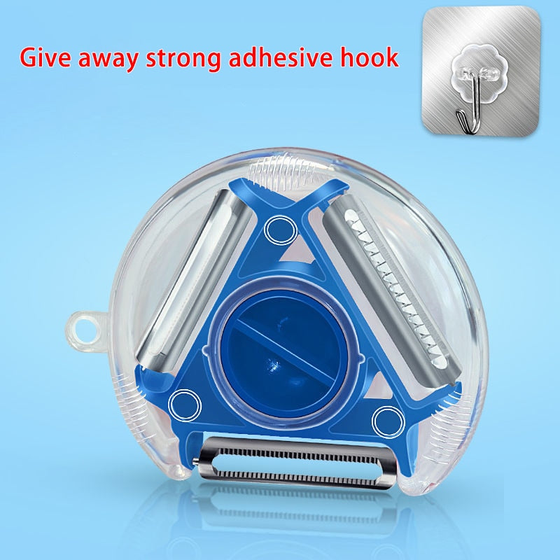 3-in-1 Vegetable Peeler, Shredder and Julienne Slicer