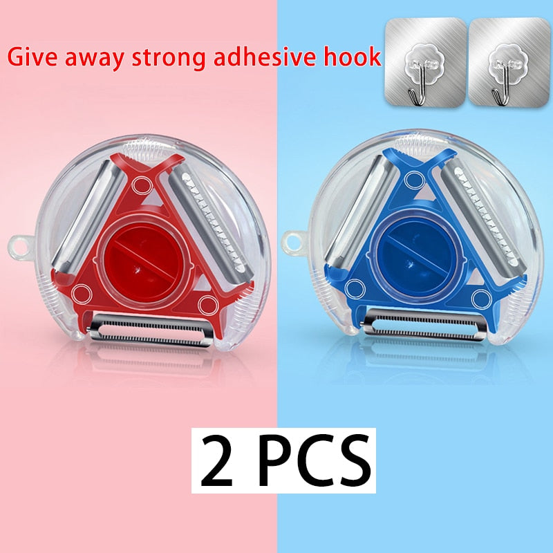 3-in-1 Vegetable Peeler, Shredder and Julienne Slicer