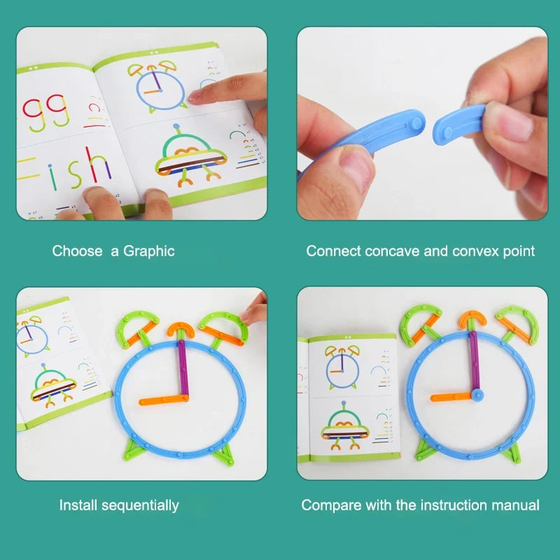 Magic Wand Building Set - Spatial Thinking Toy for Kids