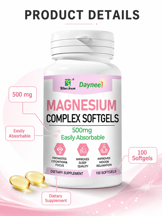 Magnesium Complex Softgels — Sleep Better, Feel Calmer