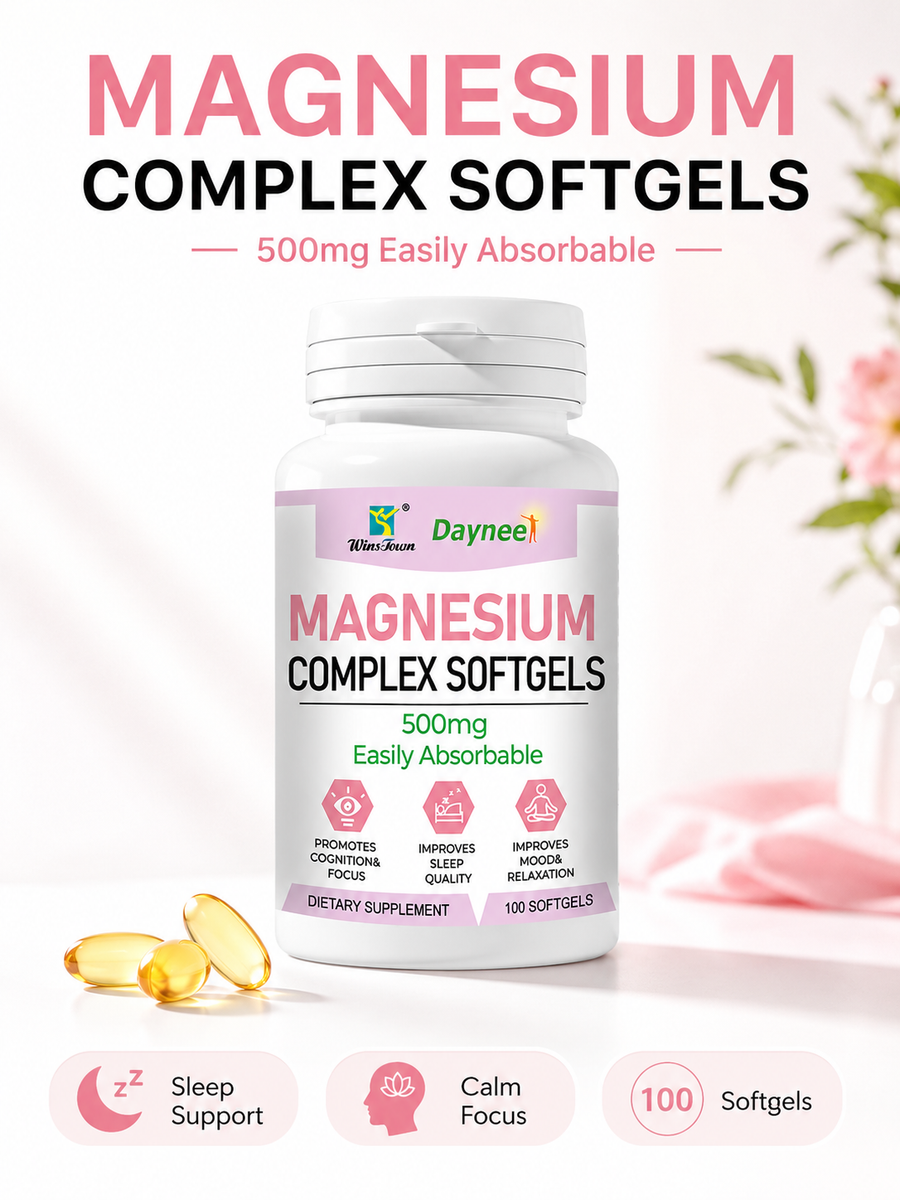Magnesium Complex Softgels — Sleep Better, Feel Calmer