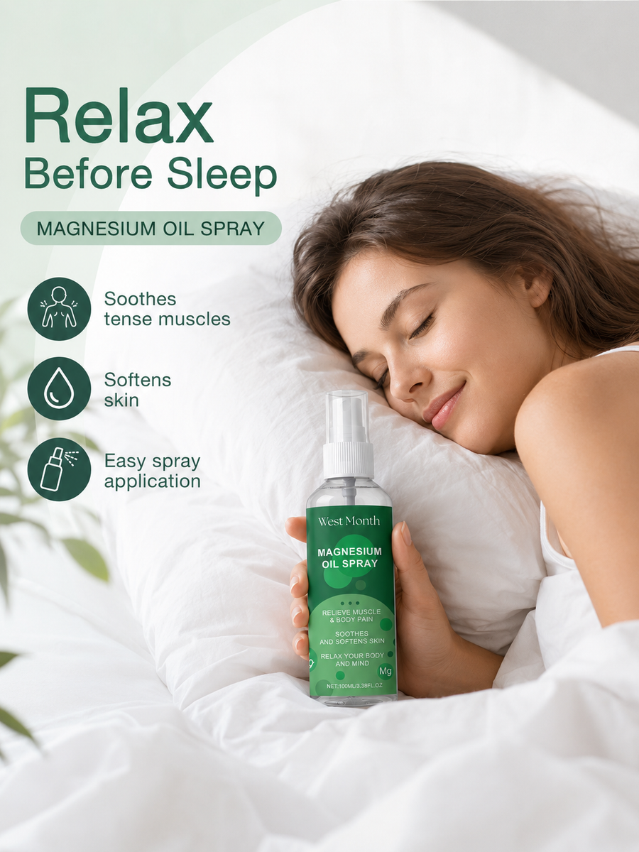 Magnesium Oil Spray — Muscle & Joint Pain Relief, Fast