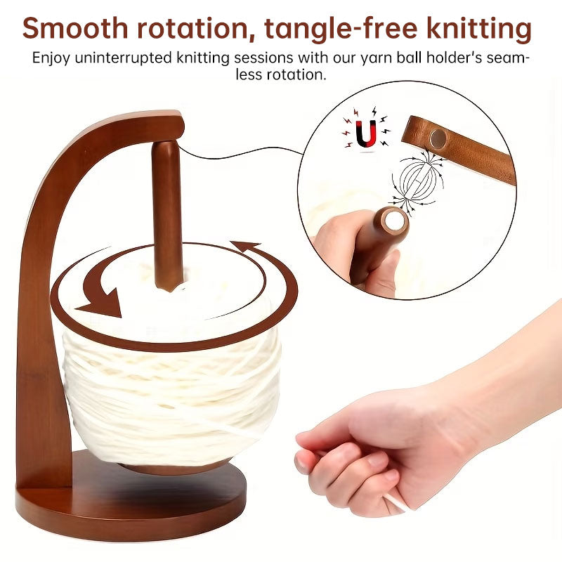 Magnetic Yarn Winder Stand for Smoother Thread Handling
