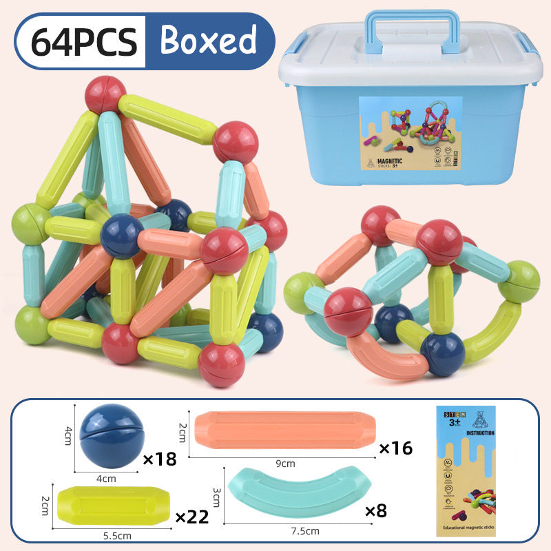 Magnetic Building Blocks for Creative STEM Play