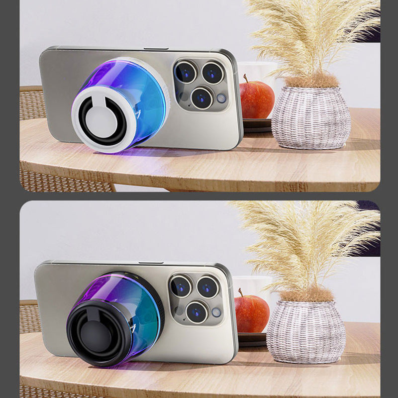 Magnetic Phone Speaker with RGB Light, Bluetooth TWS