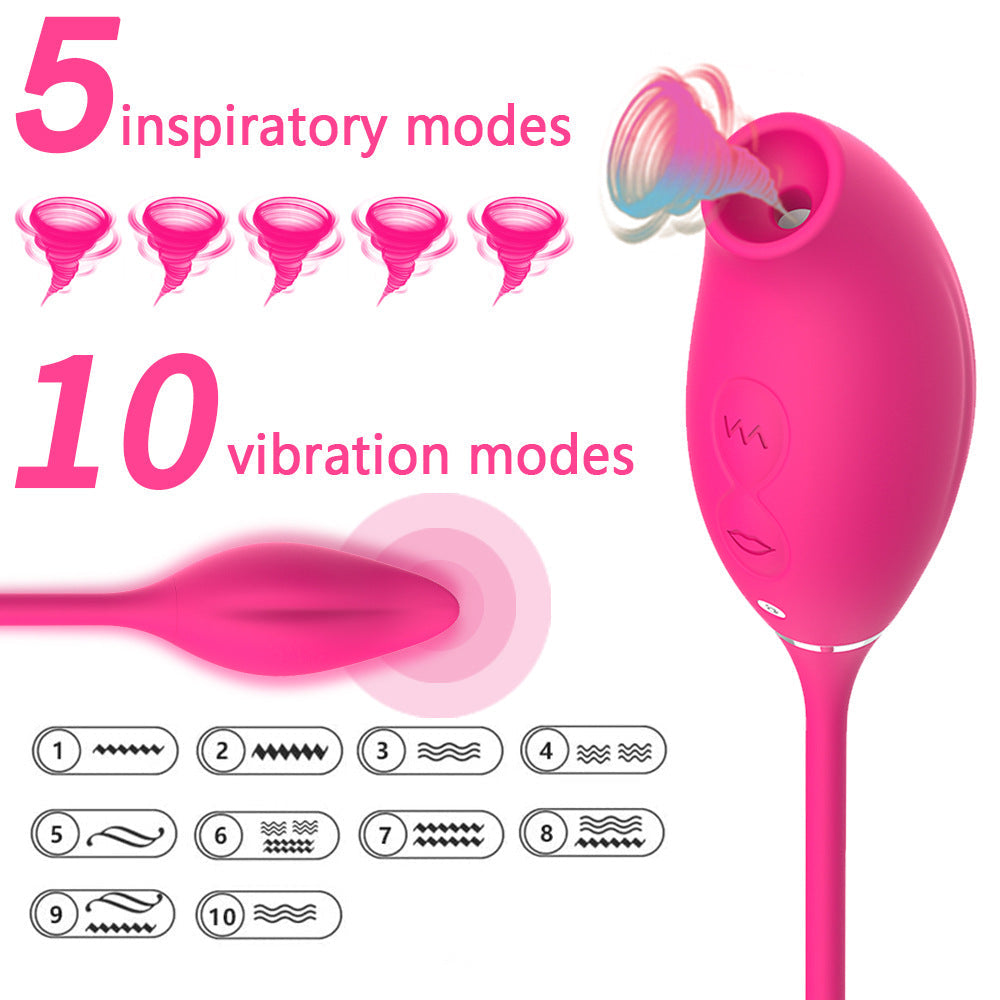 Magnetic Suction Vibrator With Flexible Dual Ends