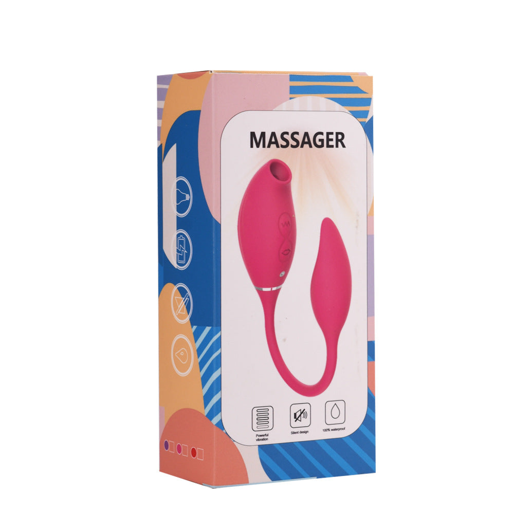 Magnetic Suction Vibrator With Flexible Dual Ends