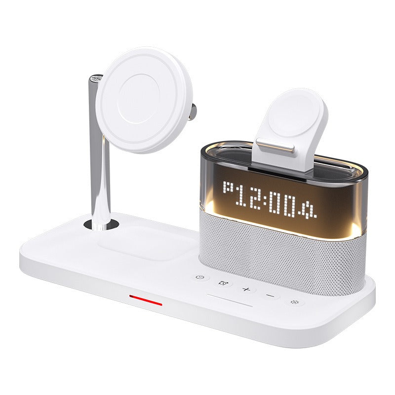 3-in-1 Wireless Charger Clock for iPhone and Apple Watch