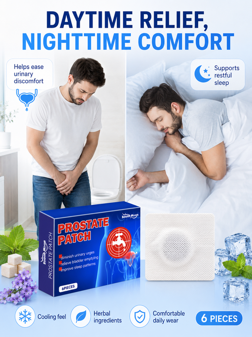 Male Body Care Patch — Natural Relief for Nighttime Urgency