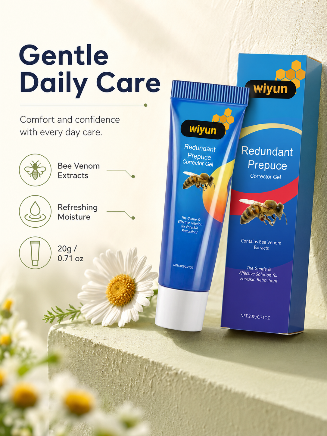 Intimate Gel for Men — Bee Venom Soothing Moisturizer