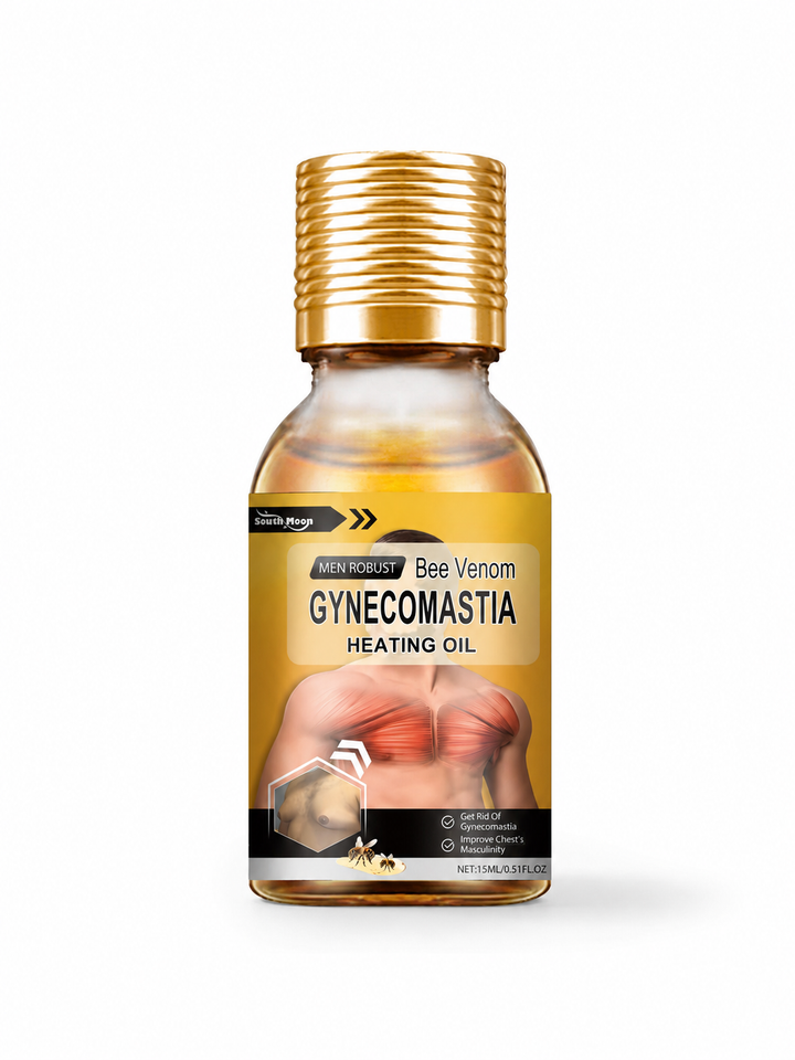 Chest Firming Oil for Men — Reduce Gynecomastia & Sculpt