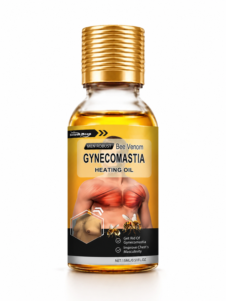 Chest Firming Oil for Men — Reduce Gynecomastia & Sculpt