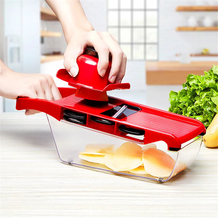 Mandoline Slicer with 6 Blades for Fast Vegetable Prep