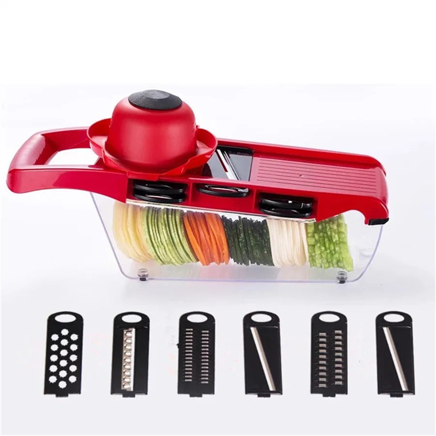Mandoline Slicer with 6 Blades for Fast Vegetable Prep