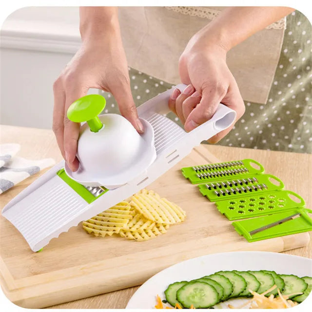Mandoline Slicer with 6 Blades for Fast Vegetable Prep