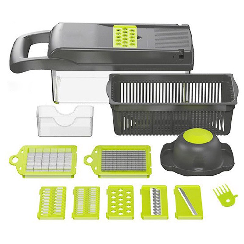 Vegetable Slicer and Dicer Set, 11 Pieces