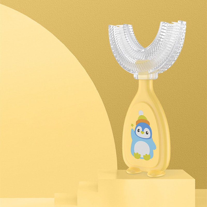 Kids U-Shaped Silicone Toothbrush for Easier Brushing