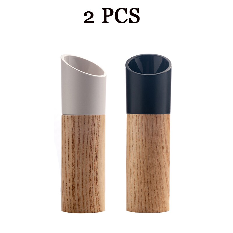 Wooden Salt and Pepper Grinder with Adjustable Coarseness