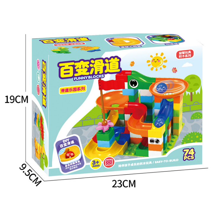 Marble Run Building Blocks for Creative Race Track Play