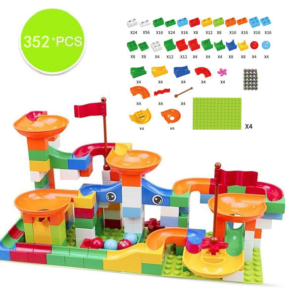 Marble Run Building Blocks for Creative Race Track Play