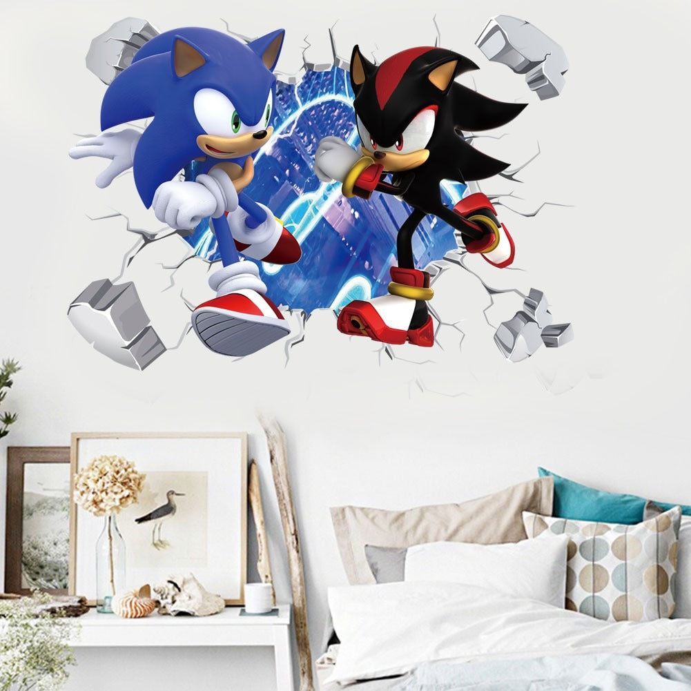 Mario Wall Stickers for Kids' Room: Peel-and-Stick Decor