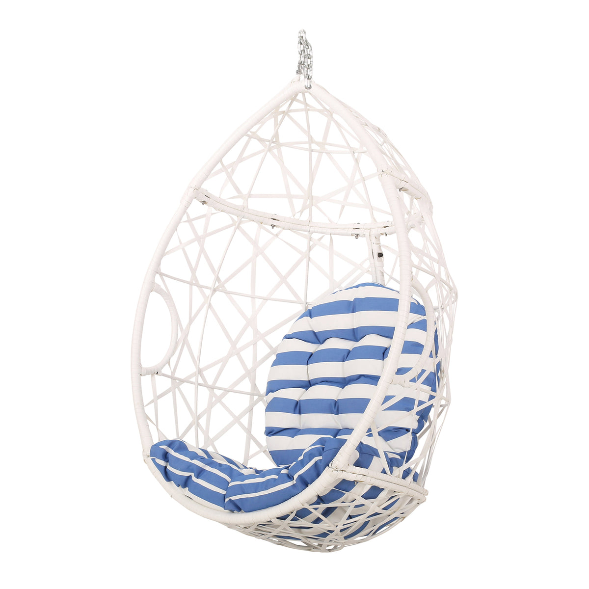 Hanging Egg Chair for a Cozy Porch or Patio Retreat