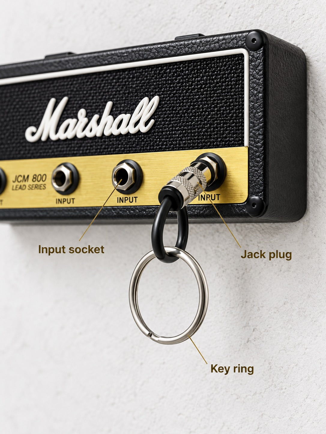 Marshall Amp Key Holder Wall Rack for Guitar Lovers