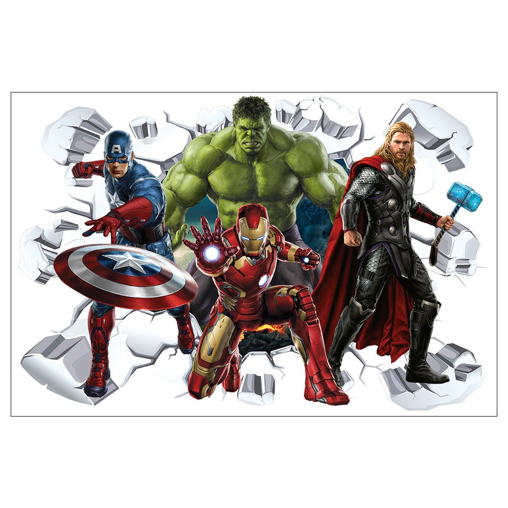 Superhero Wall Decal for Action-Packed Room Makeovers