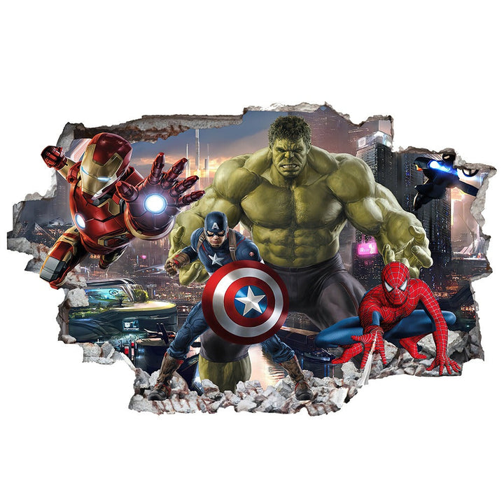 Superhero Wall Decal for Action-Packed Room Makeovers