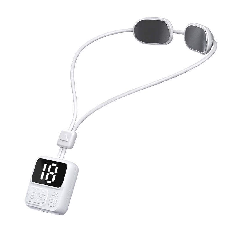 Wearable Cervical Neck Massager with EMS Pulse and Heat