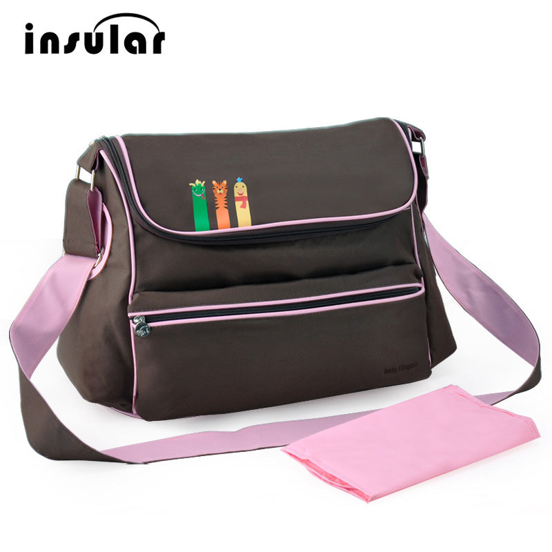 Large-Capacity Diaper Bag With Organized Baby Storage