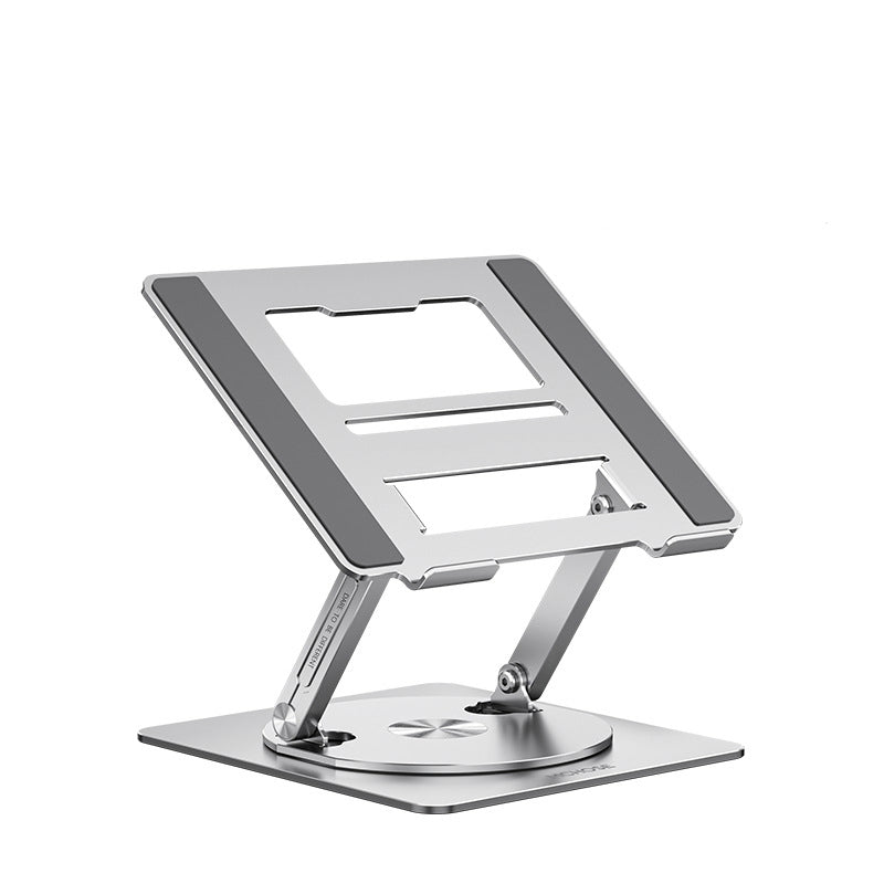 Foldable Aluminum Laptop Stand with 360° Rotating Base