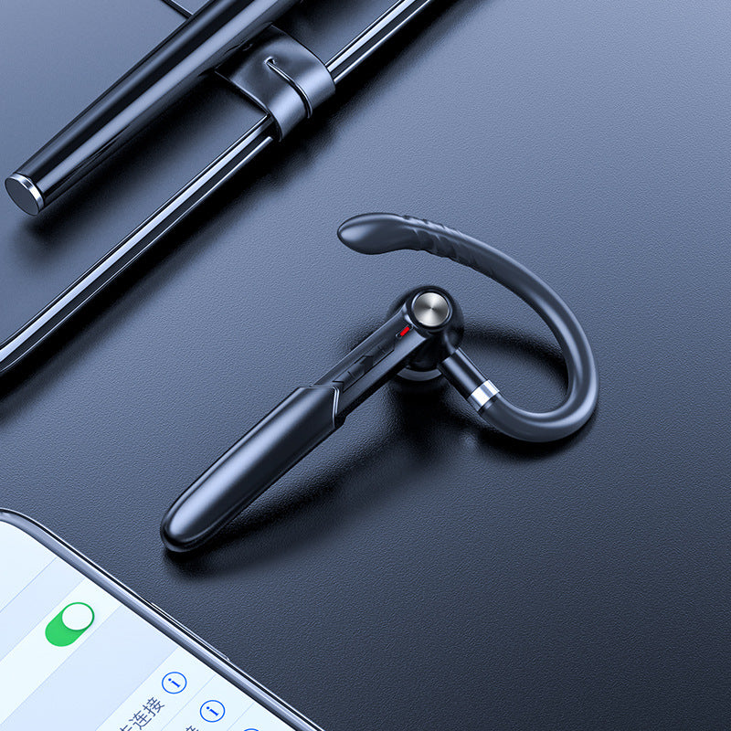 Single-Ear Bluetooth 5.0 Headset with Rotating Ear Hook