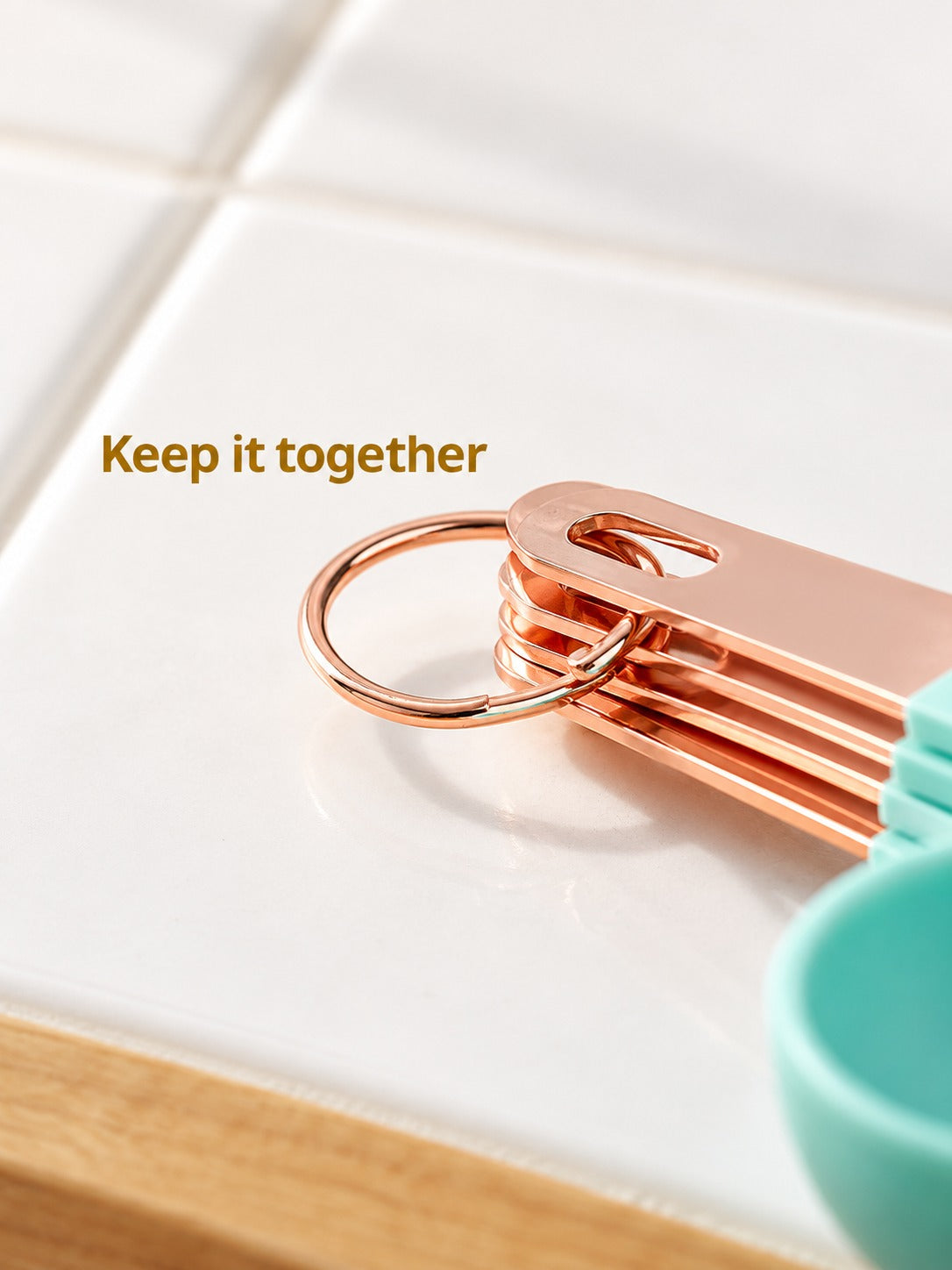 Measuring Cup and Spoon Set, 8-Piece Nesting Storage