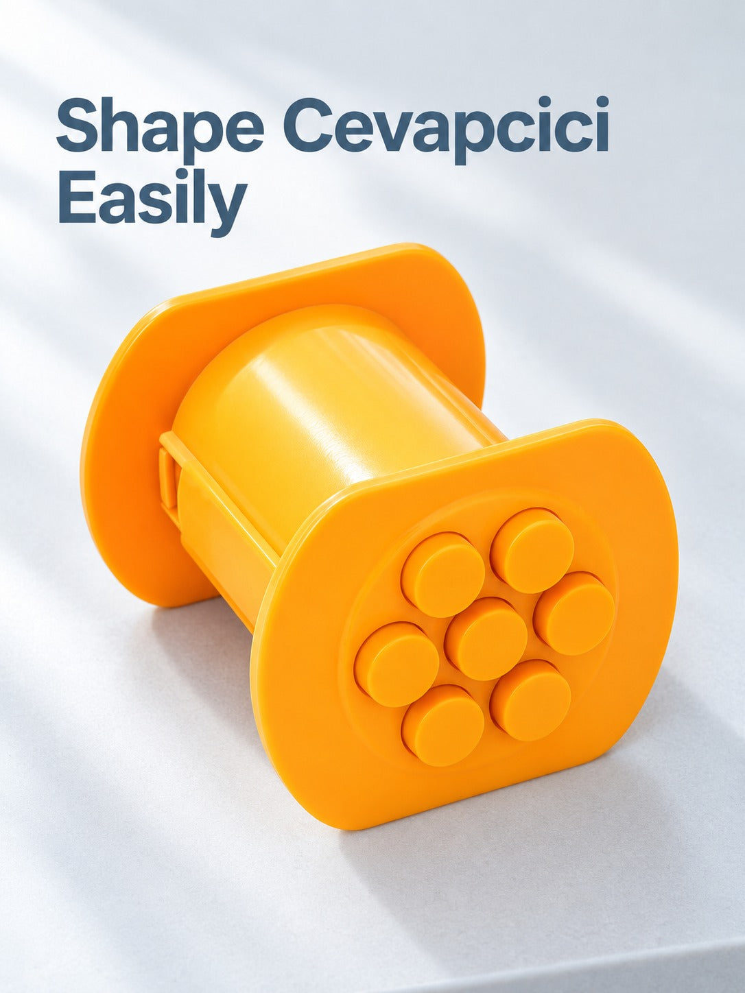 Meat Strip Press: Shape 7 Cevapcici Strips in One Squeeze