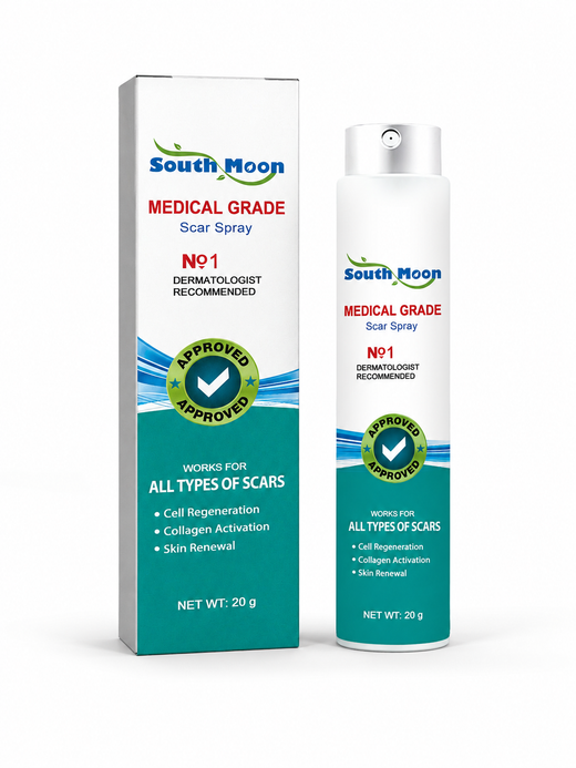 Medical Grade Scar Spray — Smooths & Fades All Scars | South Moon