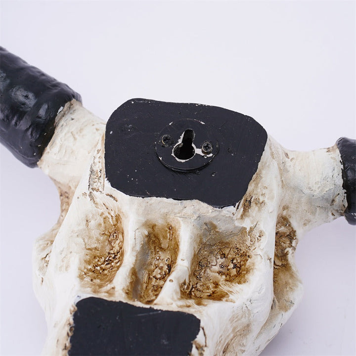 Three-Dimensional Cow Skull Wall Decor for Western Style