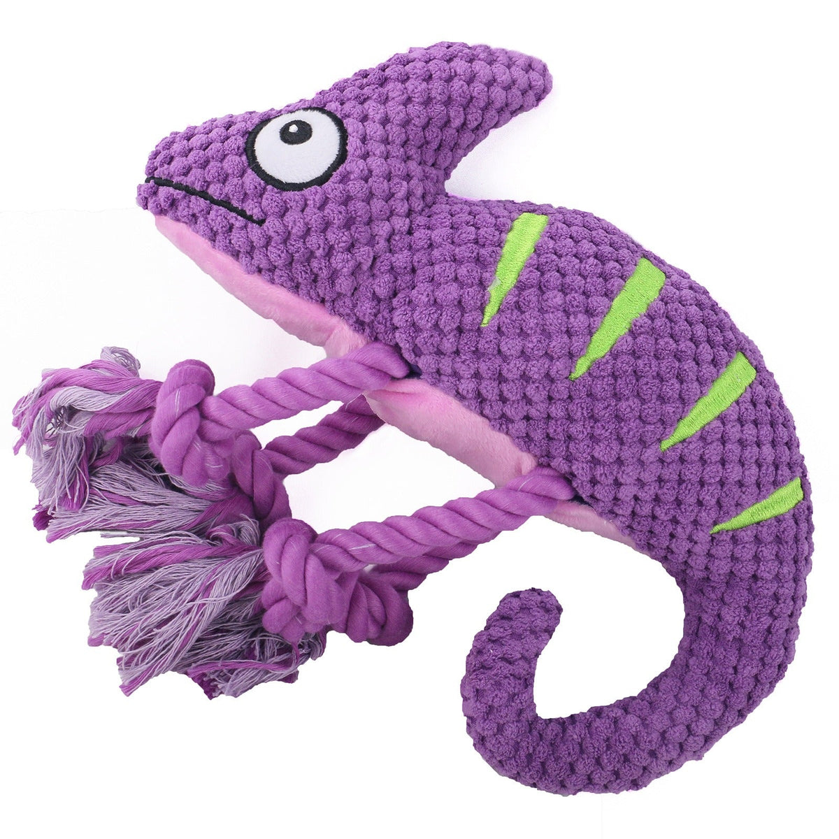 Chameleon Dog Toy for Tug, Fetch and Enrichment