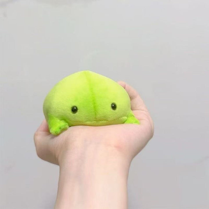 Melon Frog Mini Plush Doll for Cute Desk Comfort Gift