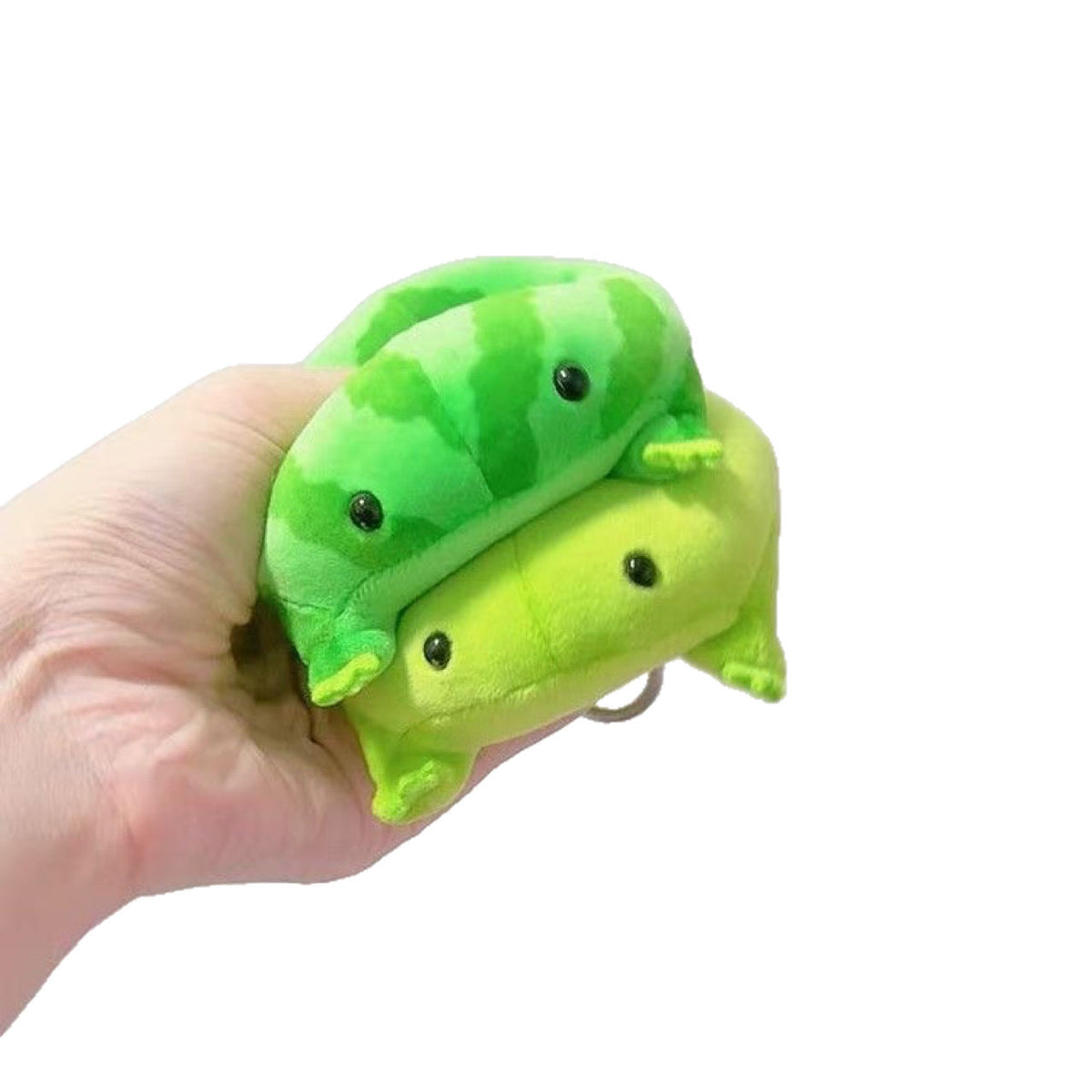 Melon Frog Mini Plush Doll for Cute Desk Comfort Gift