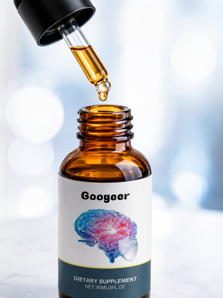 Liquid Memory Support Drops — Enhanced Concentration & Recall