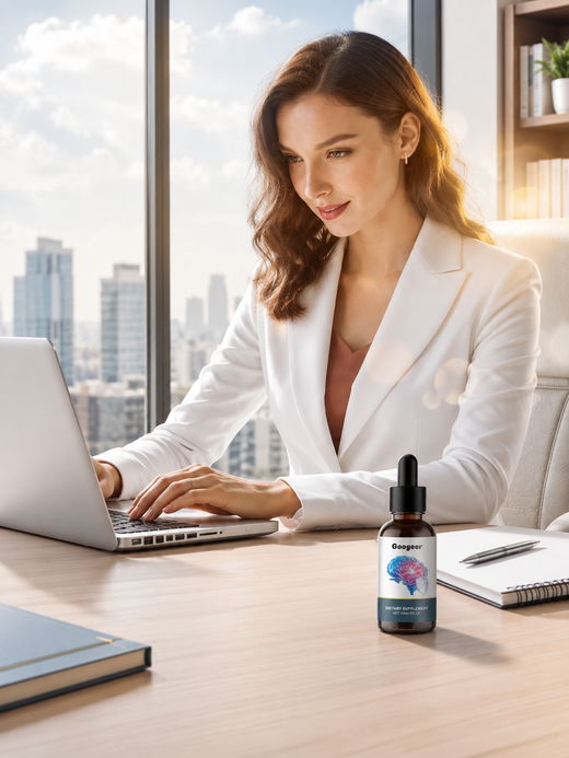 Liquid Memory Support Drops — Enhanced Concentration & Recall