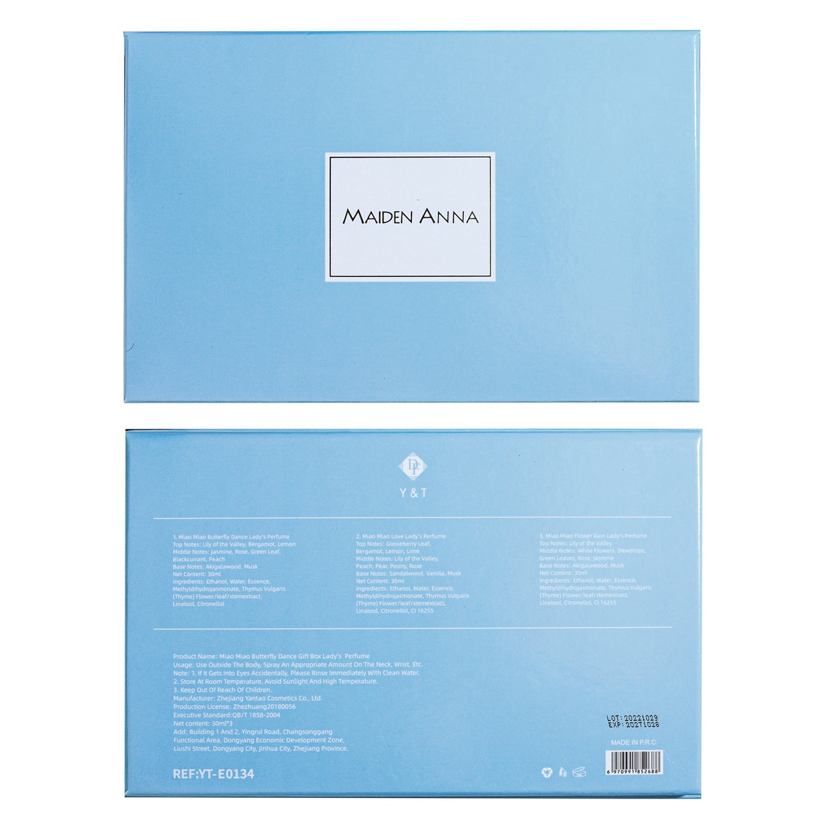 Men's & Women's Perfume Gift Set with Lasting Fragrance