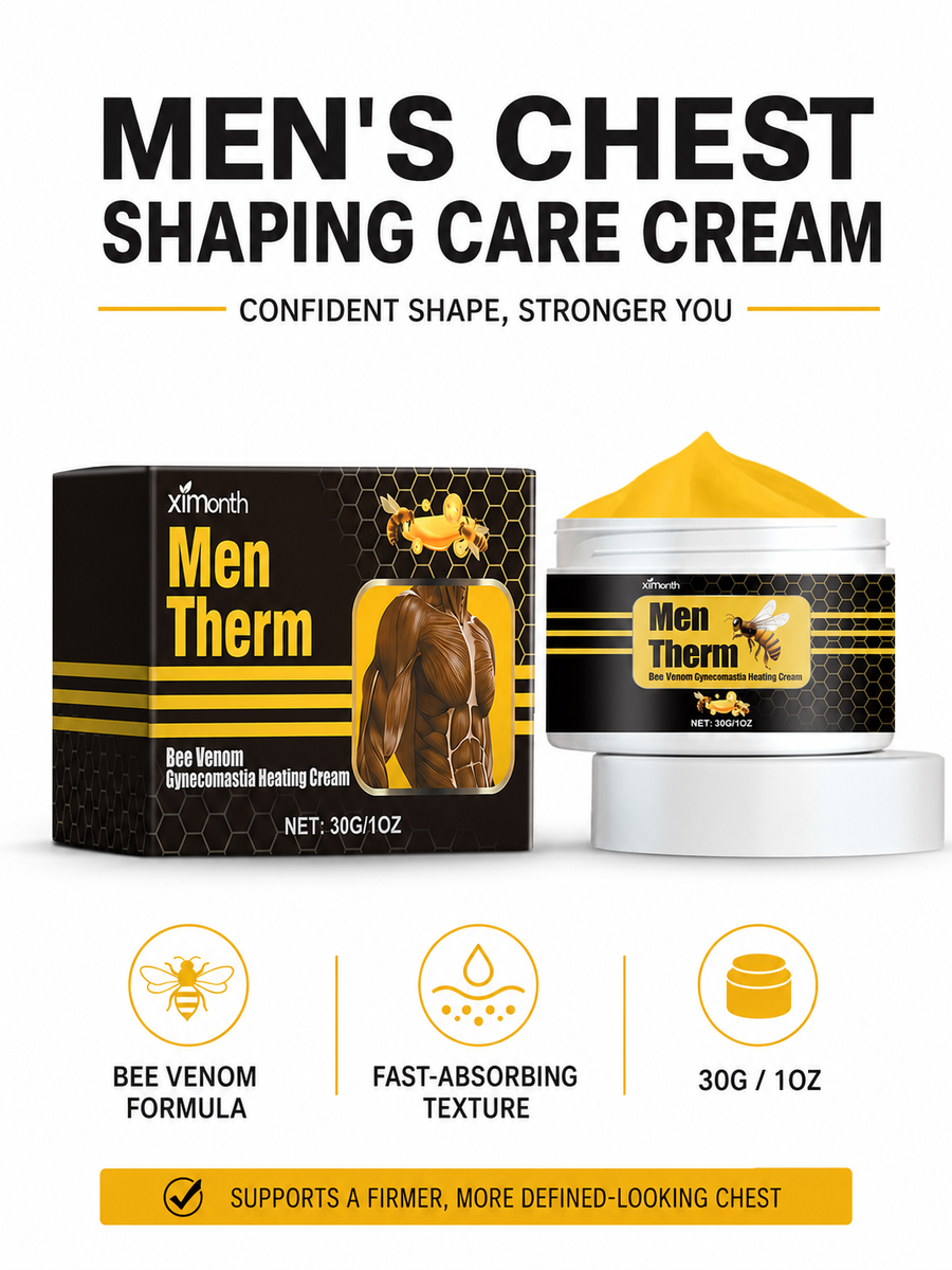 Men's Chest Shaping Cream — Lift & Tighten Pectoral Contour